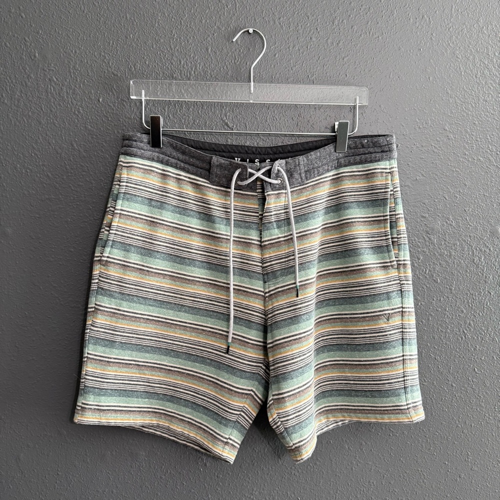 Vissla Stripped Cotton Board Shorts Size L